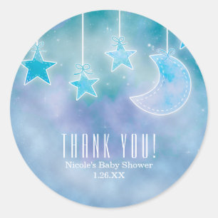 Autocollants de faveur de Baby Shower de Galaxie d