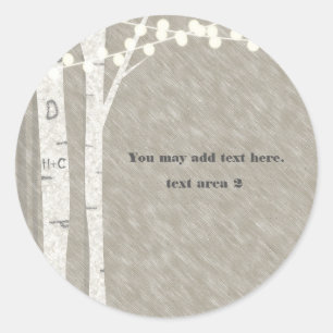 Autocollants de faveur de guirlandes de l'arbre de