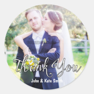Autocollants de faveur de mariage de typographie b
