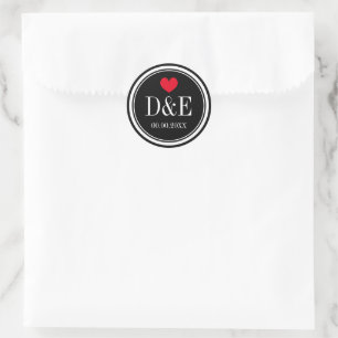 Autocollants de faveur de mariage personnalisés av