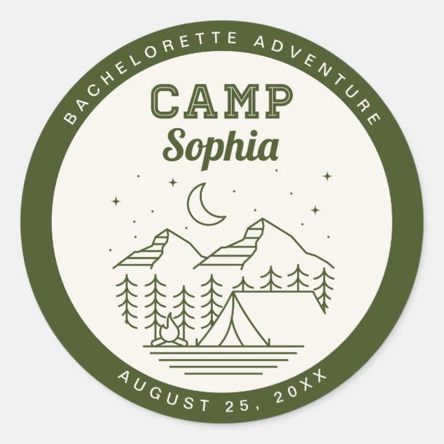 Autocollants de faveur de tour de camping-caravane (Devant)