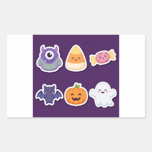 Autocollants de faveur pour Halloween v1