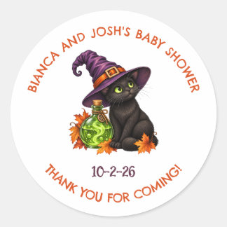 Autocollants de Faveurs de Baby Shower Halloween B