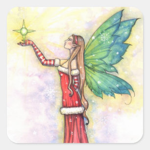 Autocollants de fée de Noël par Molly Harrison