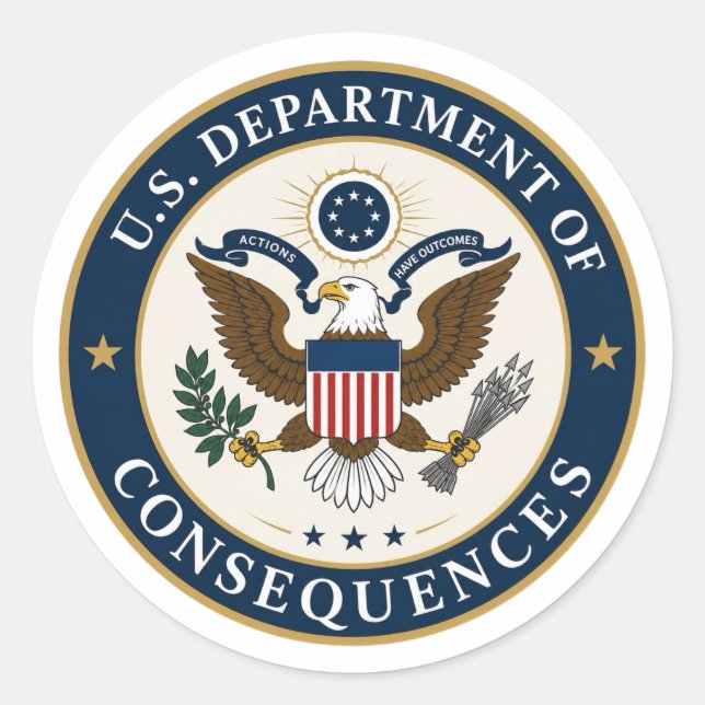 Autocollants de fenêtre U.S.D.O.C. (Devant)
