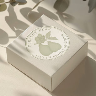 Autocollants de Fête de Fiançailles Sage Green Per