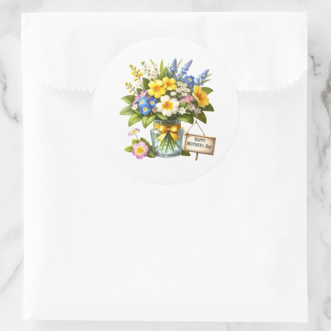 Autocollants de Fête des Mères (Sac)