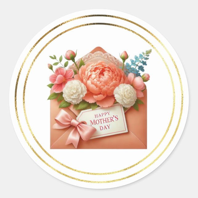Autocollants de Fête des Mères (Devant)