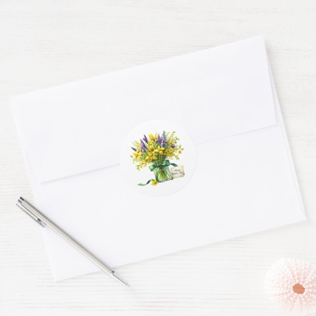 Autocollants de Fête des Mères (Enveloppe)