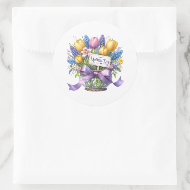 Autocollants de Fête des Mères (Sac)