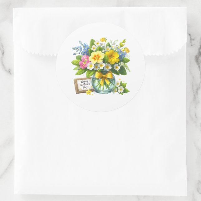 Autocollants de Fête des Mères (Sac)