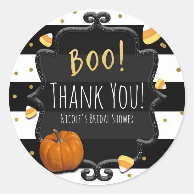 Autocollants de fête d'Halloween en forme de maïs  (Devant)