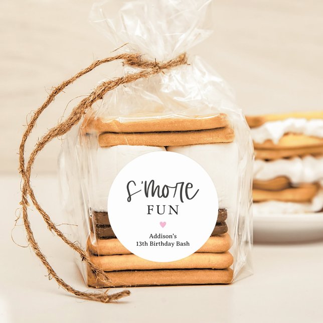 Autocollants de fête fun pour S'mores (Créateur téléchargé)