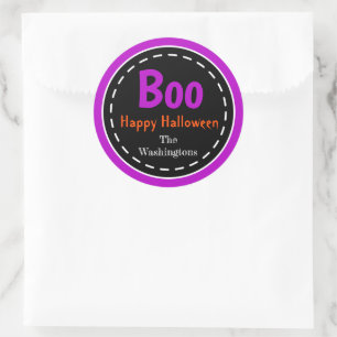 Autocollants de fête Halloween sur le thème de 'Tr