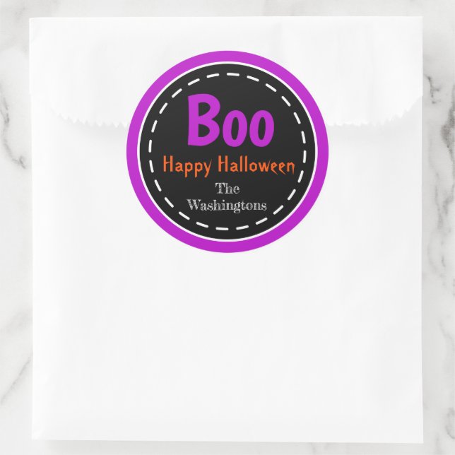 Autocollants de fête Halloween sur le thème de 'Tr (Sac)