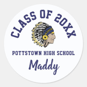 Autocollants de fin d'études Pottstown High School