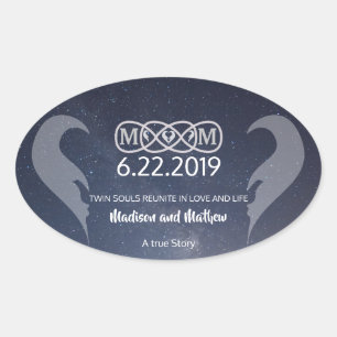 Autocollants de Flamme Jumelle