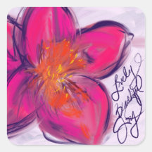 Autocollants de fleurs lumineuses, magnifiques et