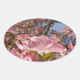 Autocollants de fleurs Pink Dogwood Floral sur mes