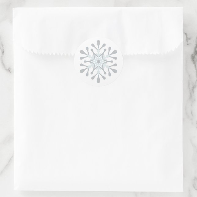 Autocollants de flocon de neige classique et envel (Sac)