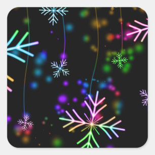 Autocollants de flocons de neige de Noël