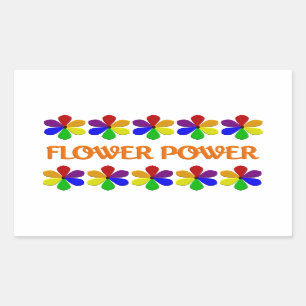 Autocollants de flower power