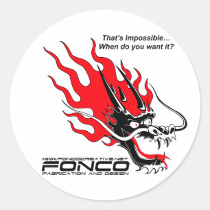Autocollants de Fonco