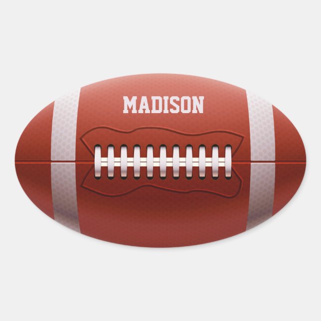 Autocollants de football de nom personnalisé (Devant)