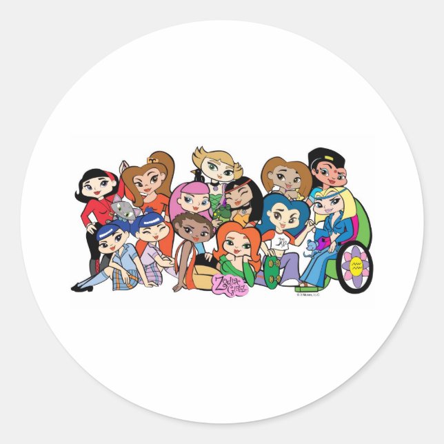 Autocollants de Friendz (Devant)