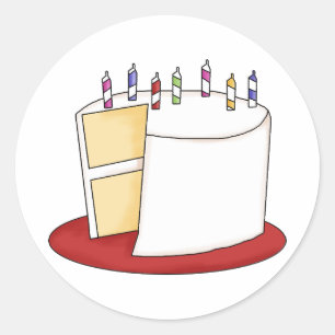 autocollants de gâteau d'anniversaire
