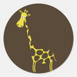 Autocollants de girafe