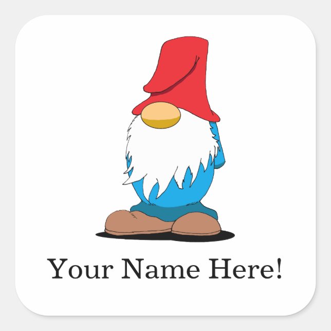 Autocollants de Gnome personnalisables (Devant)