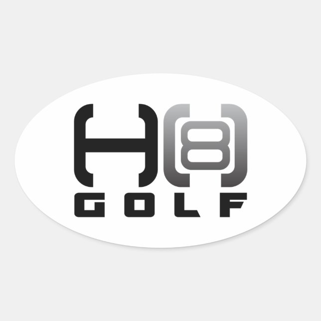 Autocollants de golf détesté (Devant)