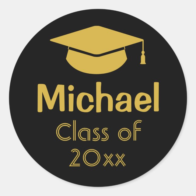 Autocollants de graduation sur mesure Classe de Ét (Devant)