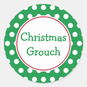 Autocollants de grincheux de Noël