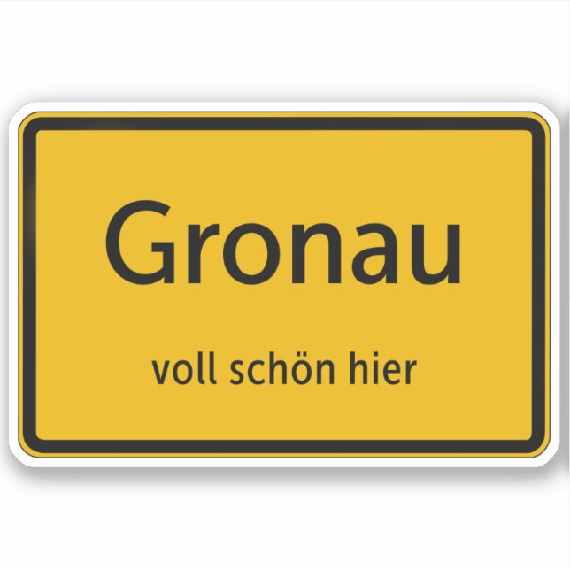 Autocollants de Gronau (Devant)