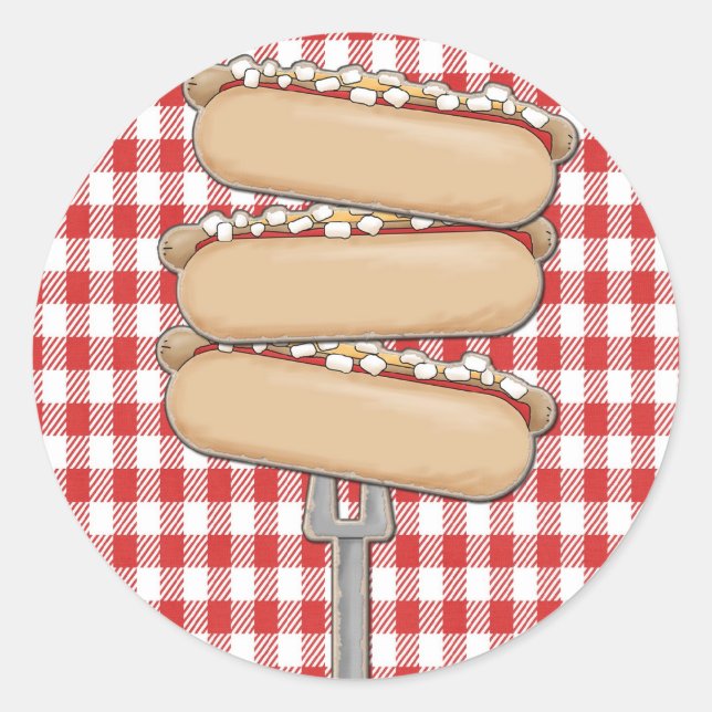 Autocollants de hot-dog (Devant)