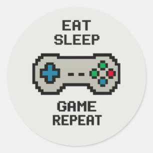 Autocollants de jeu Pixel – Autocollant amusant po