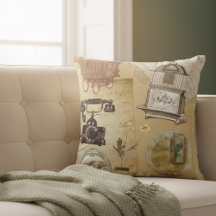 Autocollants de journal pour oreiller vintage 