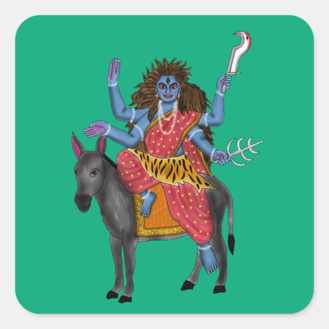 Autocollants de la déesse Kalratri (Devant)