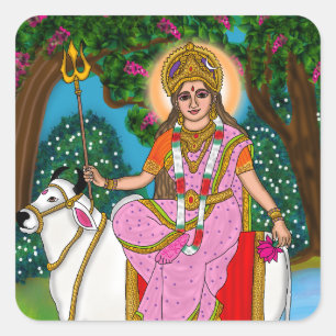 Autocollants de la déesse Shailputri