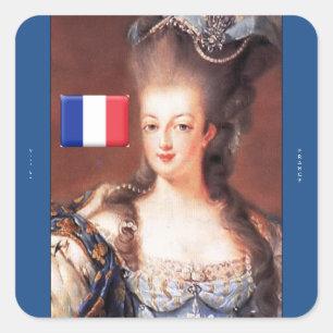 Autocollants de la France Marie Antoinette de La