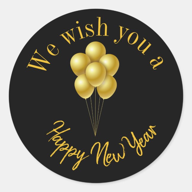 Autocollants de la nouvelle année (Devant)