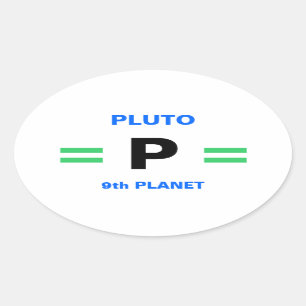 Autocollants de la planète PLUTON (4)