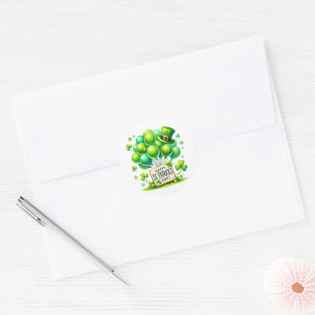 Autocollants de la Saint-Patrick (Enveloppe)