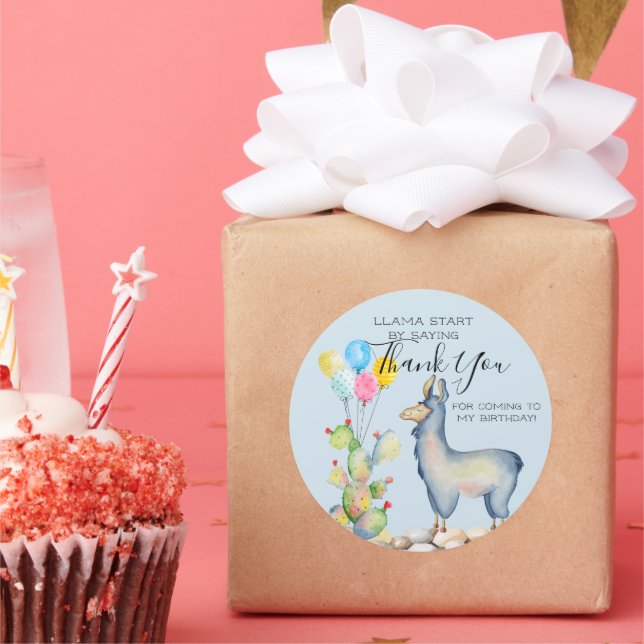 Autocollants de lama pour cadeaux de fête (Fête)