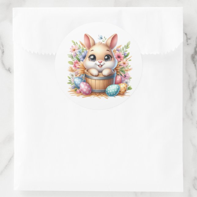 Autocollants de lapin de Pâques (Sac)