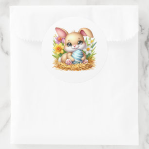 Autocollants de lapin de Pâques