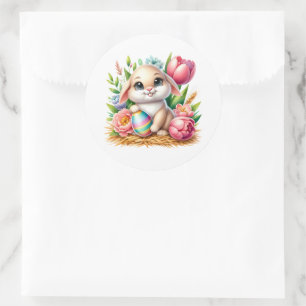 Autocollants de lapin de Pâques
