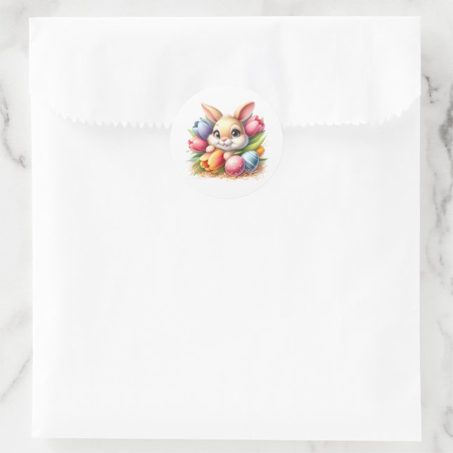 Autocollants de lapin de Pâques (Sac)